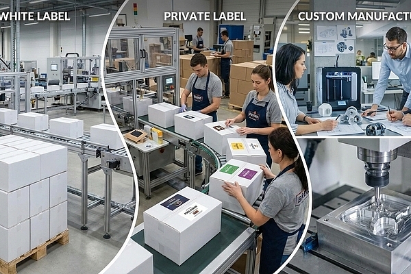 Private Label vs. White Label vs. Custom Manufacturing: What Actually Fits Your Launch Stage